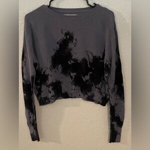 Grey and Black Rubbish Sweater size Large